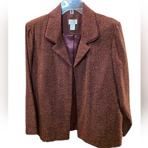 2X Studio Works Textured Multicolor Women's Jacket/Blazer